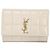 Cartera tríptico Yves Saint Laurent Blanco