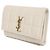 Cartera tríptico Yves Saint Laurent Blanco - vista 2