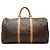Louis Vuitton Brown Monogram Keepall 50 Castaño