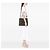 Prada Borsa Double Satchel Grande in Pelle Saffiano Verde Verde oliva - vista 6