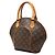 Louis Vuitton Brown Monogram Ellipse PM Marrom - vista 2