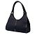 Borsa a tracolla Gucci Jackie Bardot in tela nera Nero - vista 2