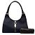 Borsa a tracolla Gucci Jackie Bardot in tela nera Nero - vista 7