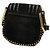 Chloé Borsa a tracolla Hudson piccola in camoscio intrecciato nera Nero - vista 2
