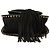 Chloé Borsa a tracolla Hudson piccola in camoscio intrecciato nera Nero - vista 3
