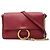Chloé Faye Piccola Borsa a Tracolla in Pelle Rossa Rosso