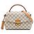 Louis Vuitton White Damier Azur Croisette Bianco