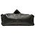 Clutch Trine Fold Over em pele de cordeiro preta Bottega Veneta Preto - vista 3