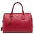 Borsa Bowler Convertibile Prada Red Saffiano Lux con Fiocco Rosso