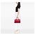 Borsa Bowler Convertibile Prada Red Saffiano Lux con Fiocco Rosso - vista 6