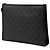 Clutch Gucci Black GG Supreme Retro Interlocking G Nero - vista 2