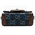 Gucci Mini Borsa a Tracolla Horsebit 1955 in Denim Blu GG - vista 3