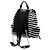 Burberry Black Medium Striped Nylon Runway Backpack - view 2