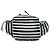 Burberry Black Medium Striped Nylon Runway Backpack - view 3