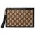 Clutch Gucci in lana beige GG