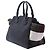 Borsa Satchel Harcourt Burberry in pelle nera e tela Mega Check Nero - vista 2