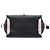 Borsa Satchel Harcourt Burberry in pelle nera e tela Mega Check Nero - vista 3