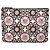 Chanel White Dubai Paris Medium Quilted Printed Canvas O Case Clutch Weiß