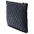 Clutch Chanel Black Medium CC Bicolor Quilted Lambskin Beige - vista 2
