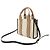 Burberry Small Icon Stripe Trim Canvas Tote Bag Mehrfarben Beige - Ansicht 3