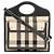 Bolso Mini Pocket Burberry Negro Blanco - vista 2