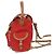 Miu Miu Red Cotton Canvas Backpack - view 3