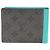 Cartera bi-fold Louis Vuitton Castaño Azul Monograma - vista 3