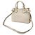 Borsa Burberry Banner Small Size in marrone e avorio Crudo - vista 3