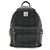 MCM Visetos Glam Backpack Black