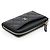Chanel Black Leather Zip Card Case - view 5
