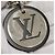 Louis Vuitton Keychain LV Circle Cut Calf Black Silvery - view 6