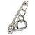 Chopard Happy Diamonds Kreuzkette Silber - Ansicht 7