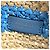 Jimmy Choo gestreifter Strandbeutel mit Logo Pink Blau Beige - Ansicht 12