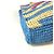 Jimmy Choo gestreifter Strandbeutel mit Logo Pink Blau Beige - Ansicht 7