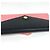 Miu Miu Madras Logo Bicolor Flap Long Wallet Schwarz Pink - Ansicht 4