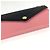 Miu Miu Madras Logo Bicolor Flap Long Wallet Schwarz Pink - Ansicht 6