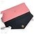 Miu Miu Madras Logo Bicolor Flap Long Wallet Schwarz Pink - Ansicht 9