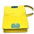 Borsa a tracolla con patta Valentino Yellow Logo Giallo - vista 10