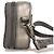 Borsa a tracolla Fendi Gunmetal Metallico - vista 3
