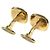 Autre Marque Abotoaduras Patek Philippe Golden Ellipse Azul Dourado - vista 2