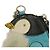 Monedero Prada Saffiano con cadena y pingüino Azul - vista 11