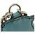 Monedero Prada Saffiano con cadena y pingüino Azul - vista 20