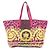 Bolso Tote/Hombro Versace Logo Print Rosa Amarillo - vista 2