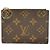 Portafoglio bi-fold Louis Vuitton Lisa Marrone Fuschia Monogramma