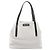 Jimmy Choo Sofia M Tote Bag mit geprägtem Stern Schwarz Weiß
