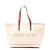 Borsa Tote Jimmy Choo marrone e avorio Crudo