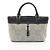 Borsa Burberry in tela e pelle Nero Crudo
