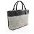 Borsa Burberry in tela e pelle Nero Crudo - vista 2