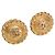 Orecchini a clip vintage Chanel COCO Mark D'oro