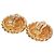 Orecchini a clip vintage Chanel COCO Mark D'oro - vista 2